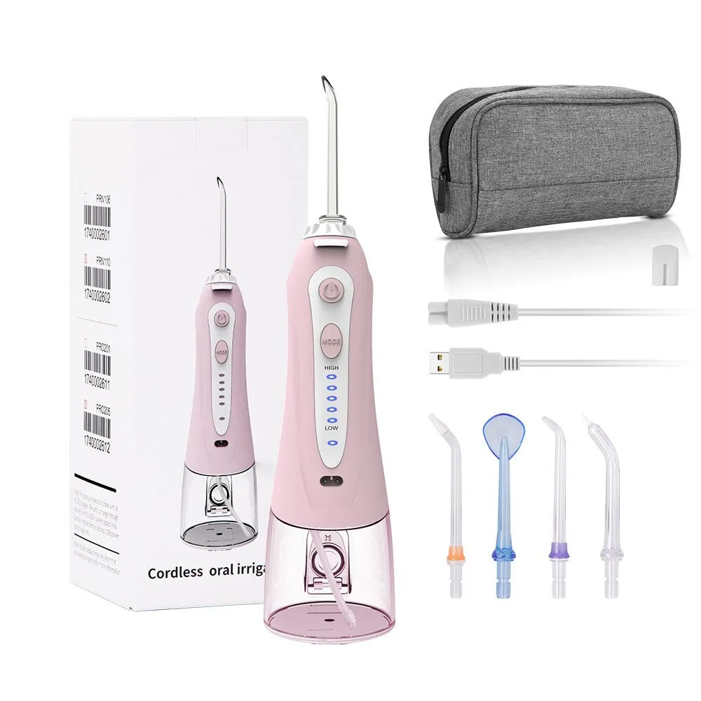 3 Modes 300ml Cordless Oral Irrigator Portable Water Dental Flosser USB Charging Electric Water Jet Floss Tooth Pick 0ral irrigator