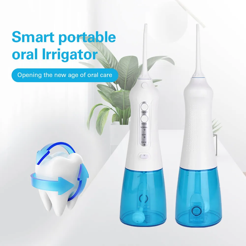 3 Modes 300ml Cordless Oral Irrigator Portable Water Dental Flosser USB Charging Electric Water Jet Floss Tooth Pick 0ral irrigator