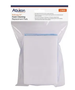 Aqueon ProScraper 3.0 Foam Cleaning Replacement Pads 2 pack