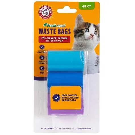 Arm & Hammer Deluxe 2-In-1 Litter Scoop Waste Bag Refills