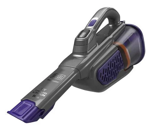 Black & Decker BHHV520BFP-GB handheld vacuum Black, Violet Bagless