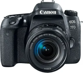 Canon EOS 77D DSLR Camera With 18-55mm Lens - 1892C016