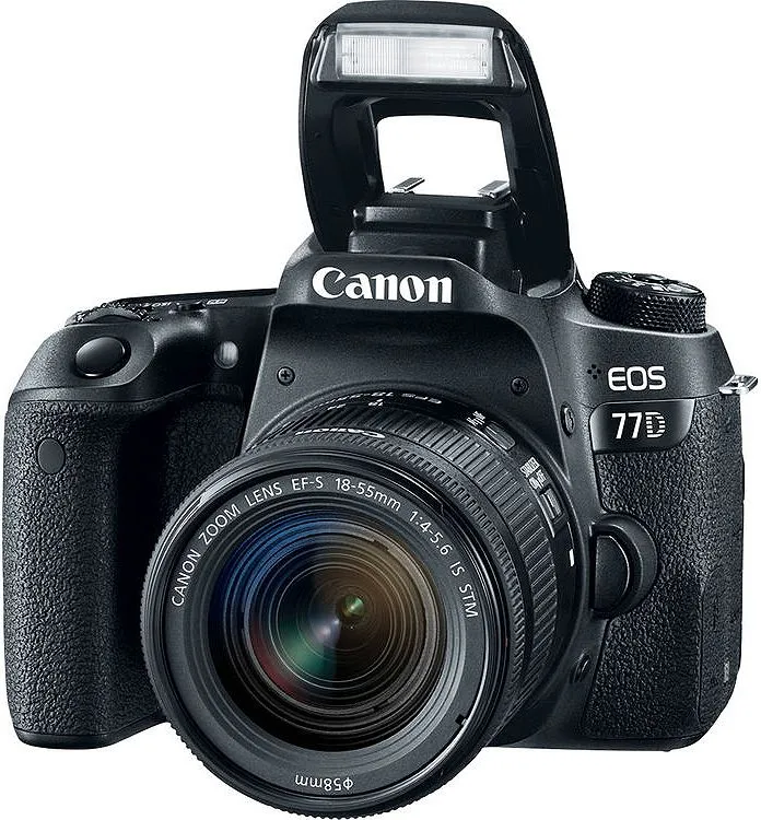 Canon EOS 77D DSLR Camera With 18-55mm Lens - 1892C016