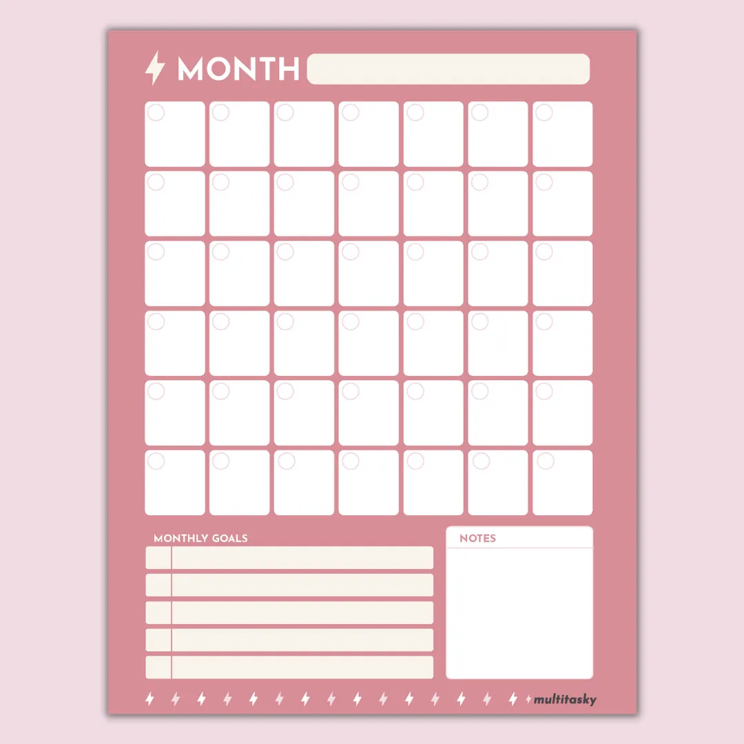 Conquer My Day Planner Sheets (Daily, Weekly & Monthly - A5 Planner Refills, Loose Leaf, 6-Month Supply)