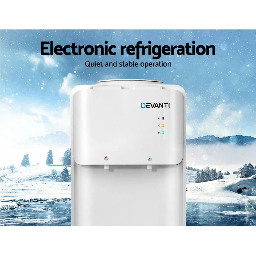 Devanti Water Cooler Dispenser Bottle Filter Purifier Hot Cold Taps