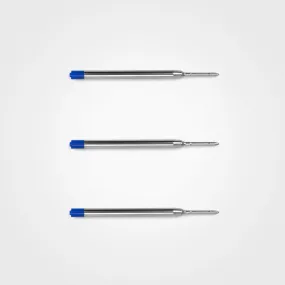 Humanium Pen Refill 3-pack, Blue Ink