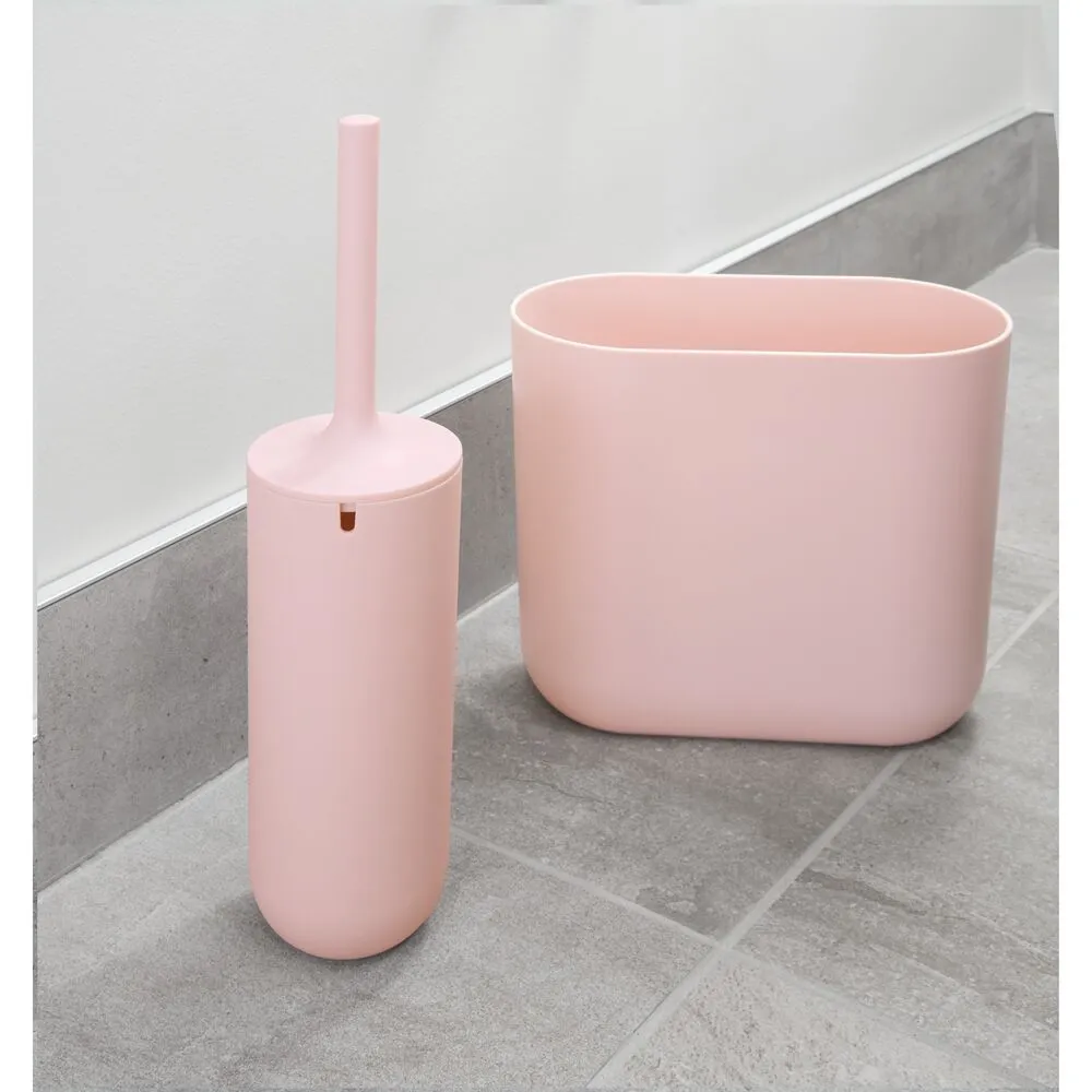 iDesign Cade Slim Waste Can in Blush