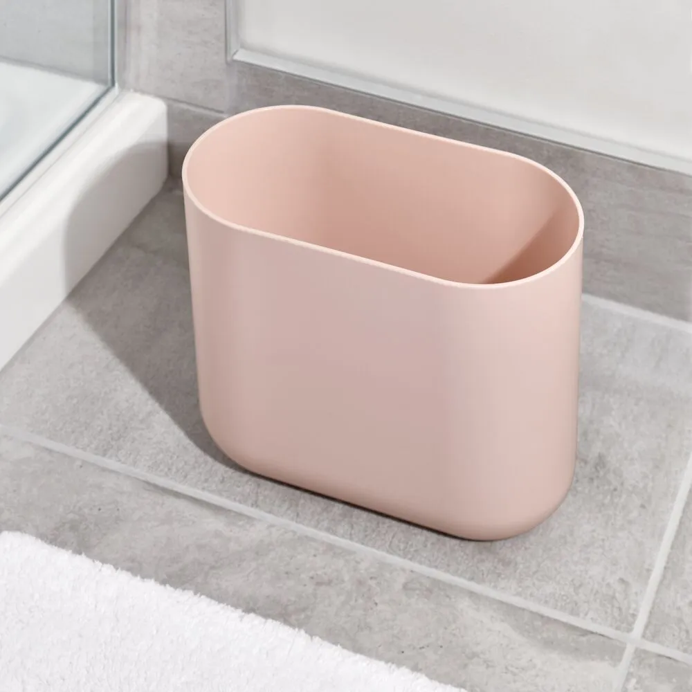 iDesign Cade Slim Waste Can in Blush