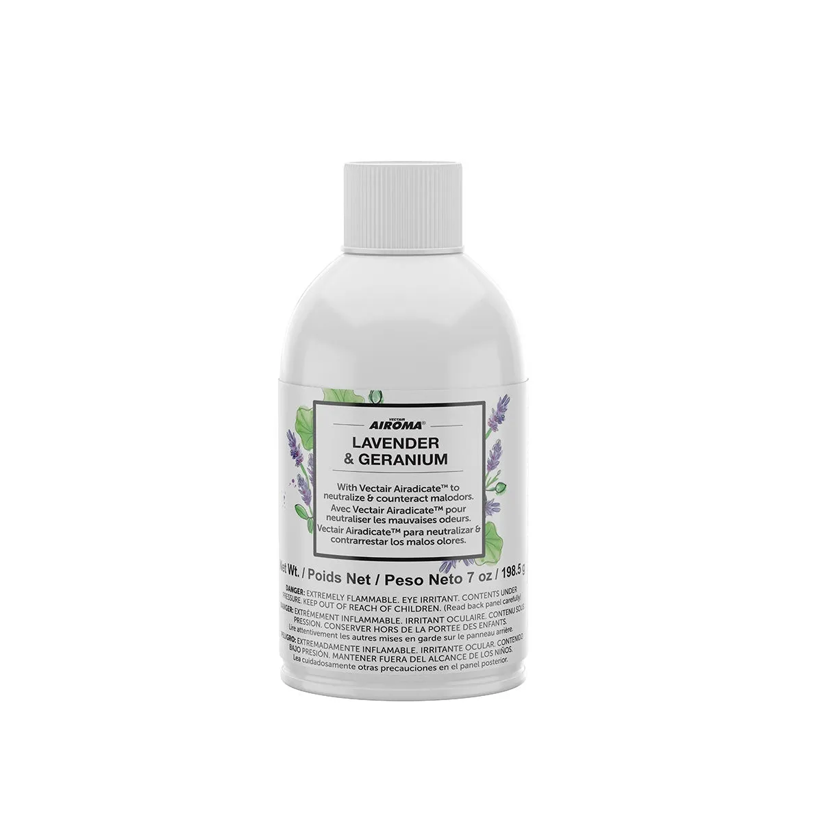 Lavender & Geranium Scented Odor Control Timed Release Refills for the Vectair Airoma® 3000 Dispenser - 12 Pack