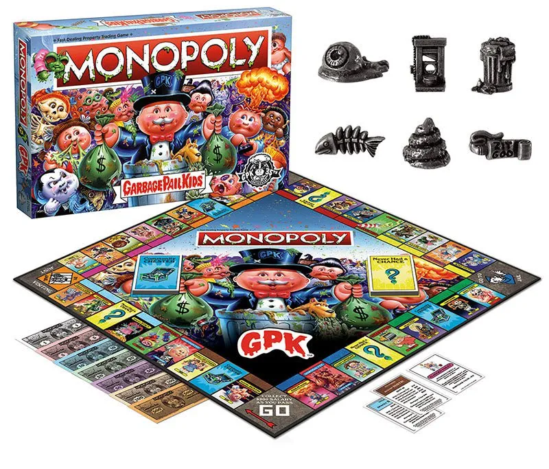 Monopoly Board Game - Garbage Pail Kids Edition