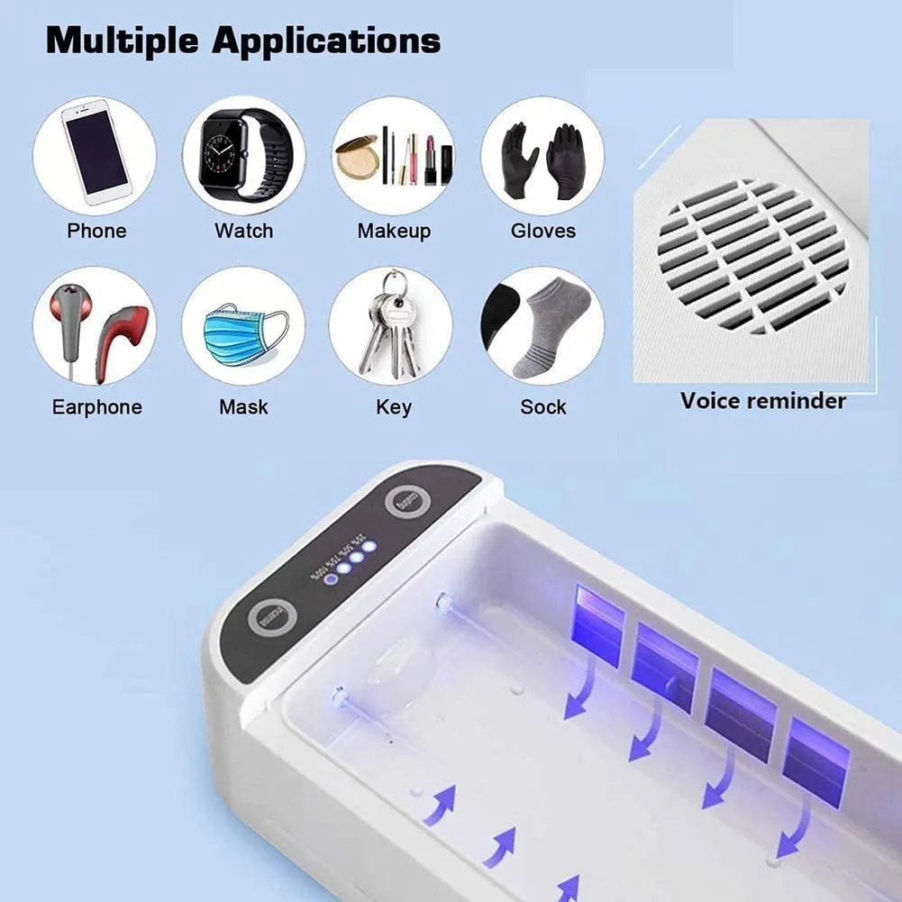 Multifunction Portable UV Steriliser Makeup Brush Mask  Household Disinfection Case