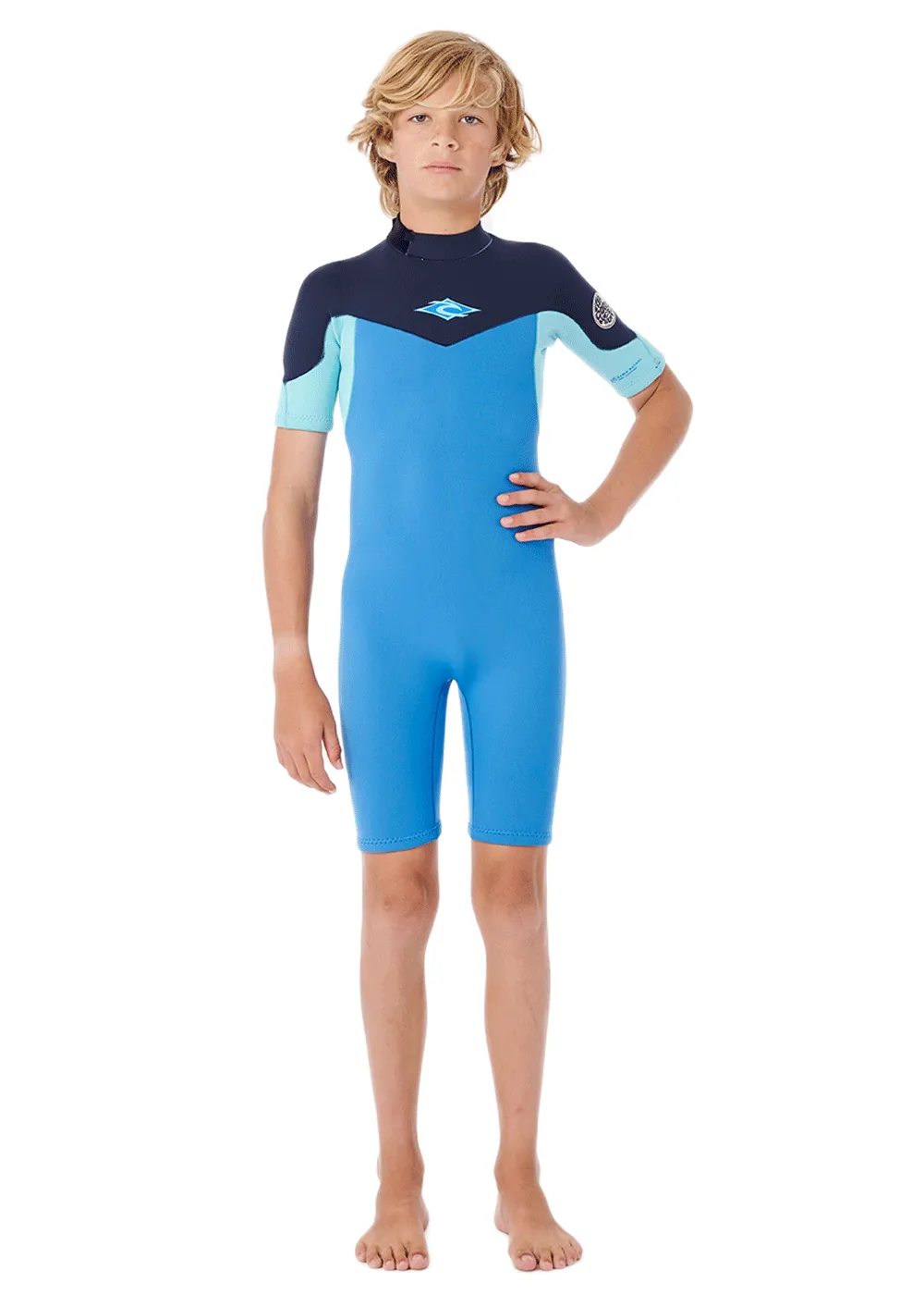 Rip Curl Boys Dawn Patrol 2/2mm Back Zip Spring Suit