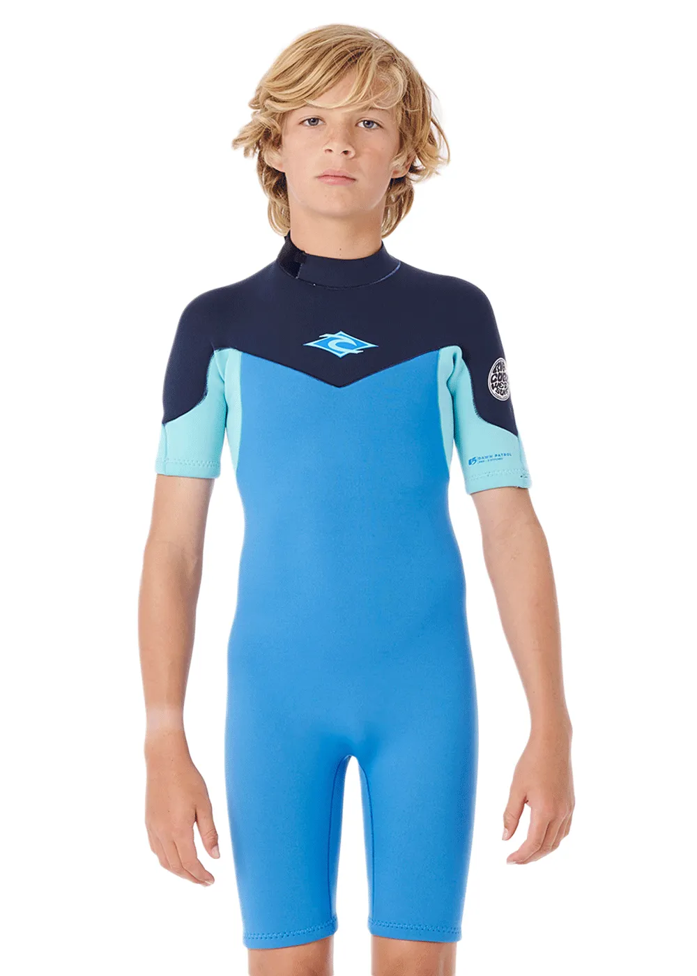 Rip Curl Boys Dawn Patrol 2/2mm Back Zip Spring Suit