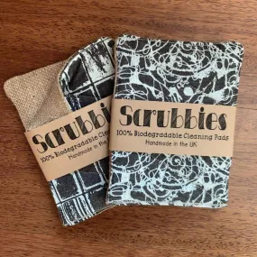 Scrubbies Compostable Washing Up Pads - Monochrome