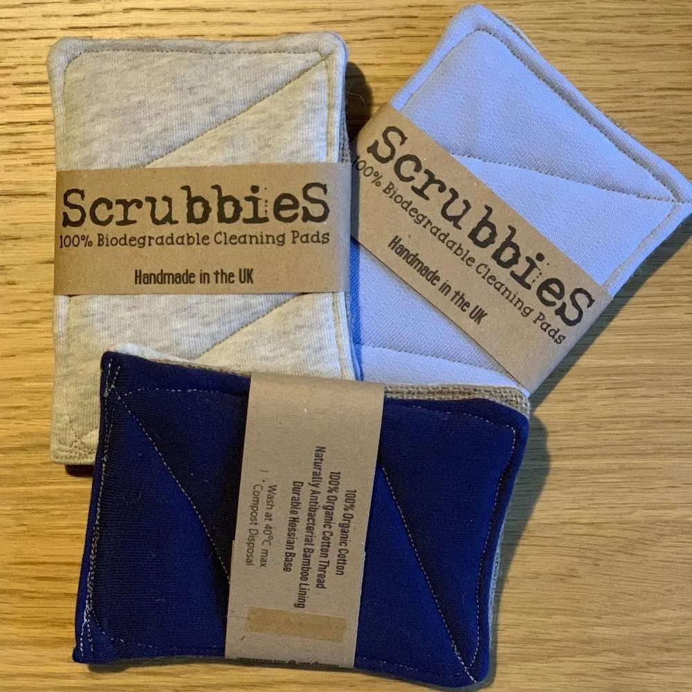 Scrubbies Compostable Washing Up Pads - Plain