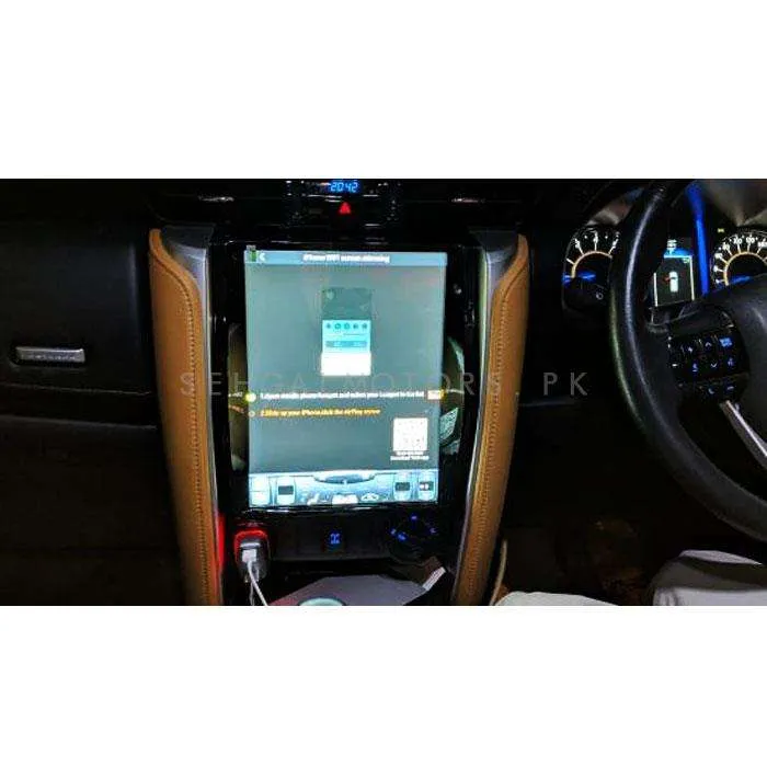 Toyota Fortuner Tesla LCD Black 11 Inches - Model 2016-2024 - IPS Display Multimedia System Android