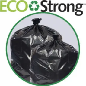 TRASHBAG/ Heavy Duty/ 29" x 44"h 1.2 mil Black Item for SLIM JIM 23 GLN RESTAURANT/BAR TRASHCANS# EC294412K