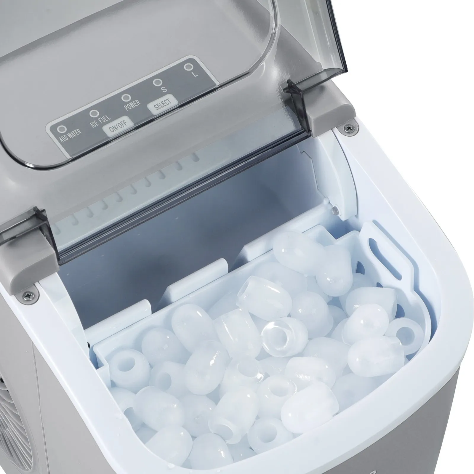 Vevare Portable Ice Maker Machine Ice Cube Tray 12kg Bar Countertop Grey