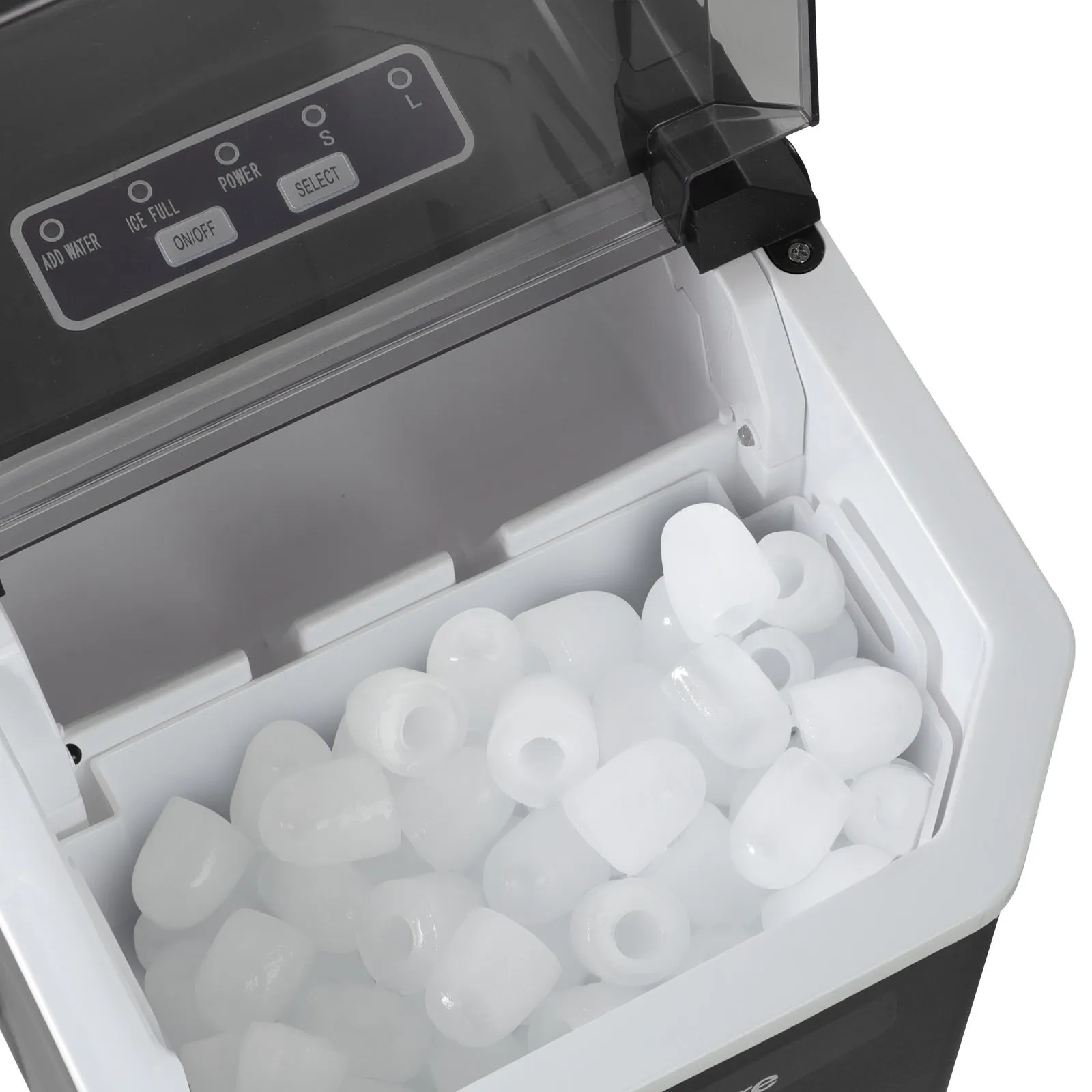 Vevare Portable Ice Maker Machine Ice Cube Tray With Handle 12kg Bar Home Black